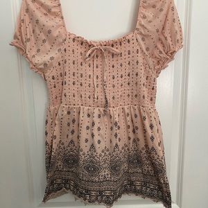 No boundaries Peplum shirt, Sz Juniors XL